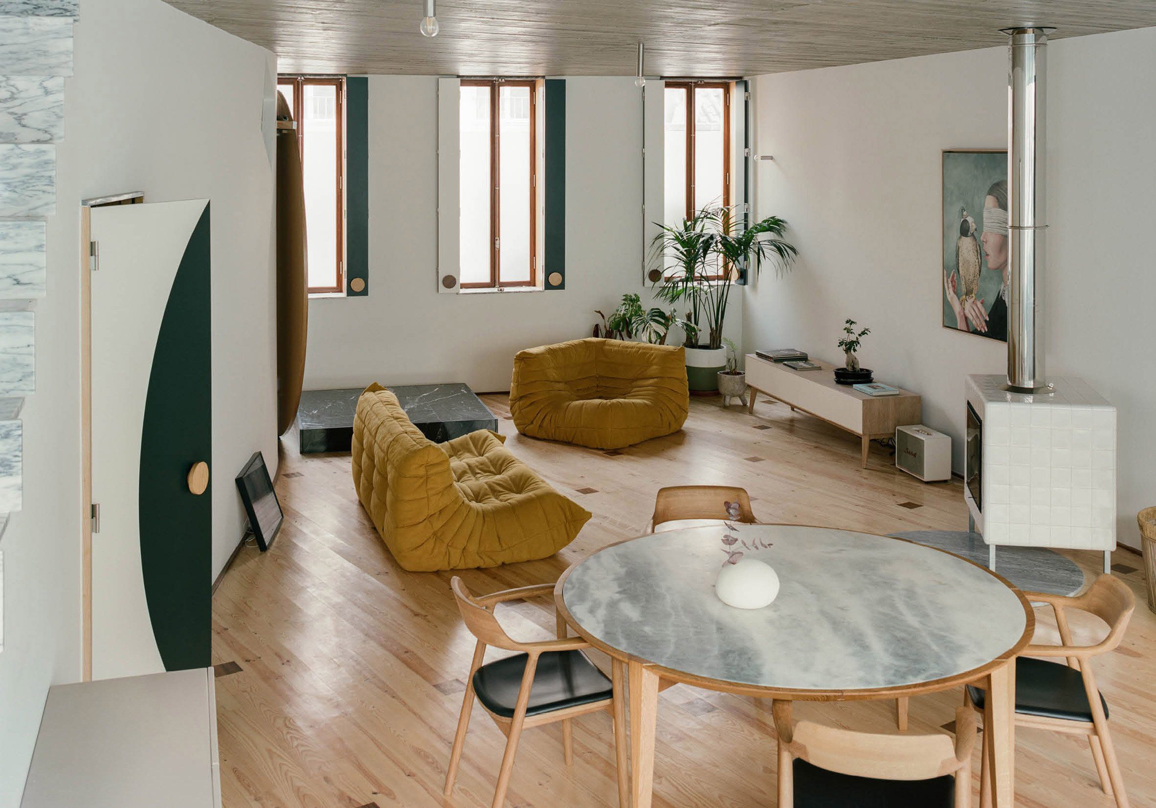 Ligne Roset Togo sofa in Fala Atelier apartment