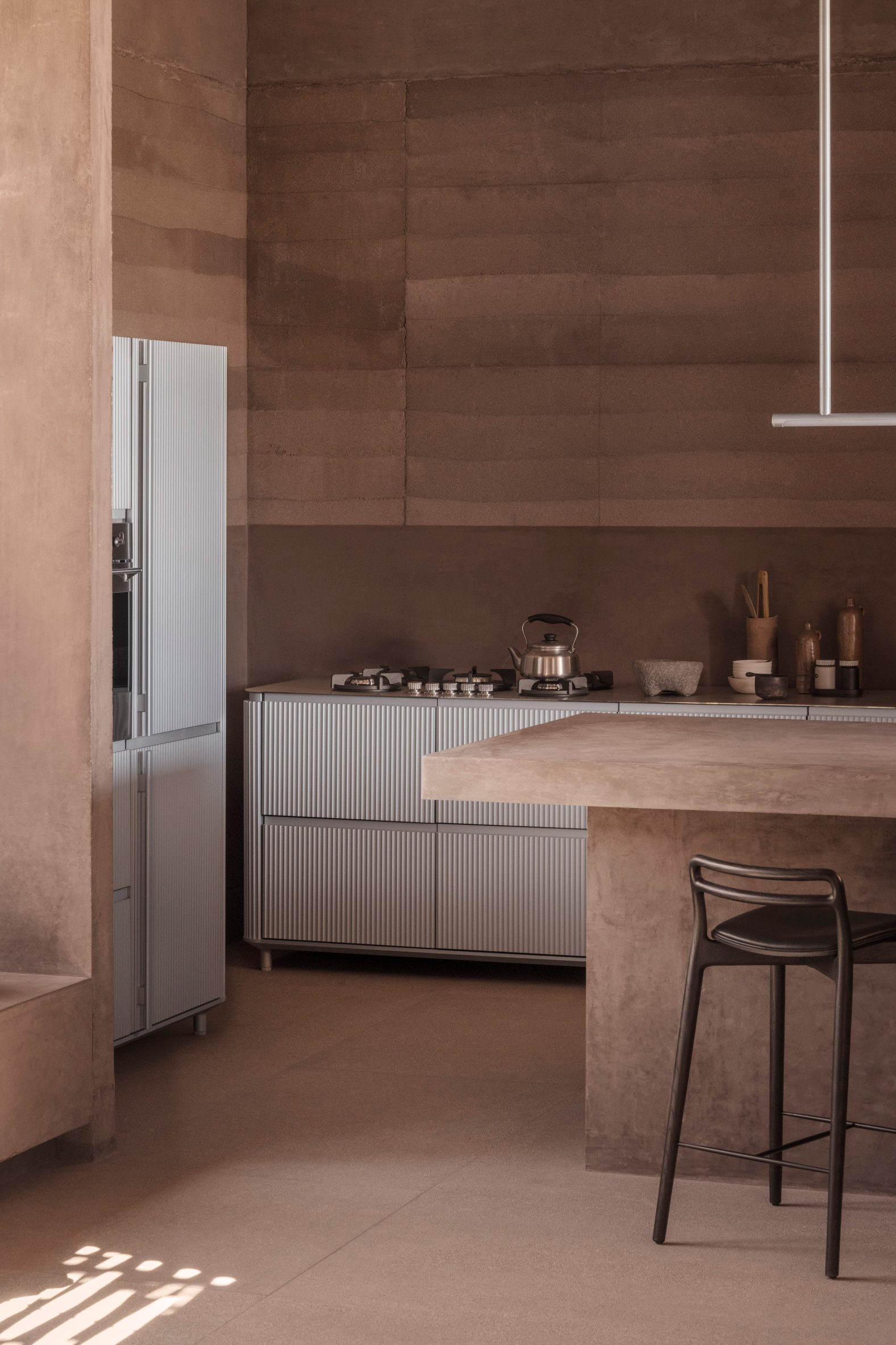 Kitchen inside Vipp Todos Santos guesthouse by PPAA