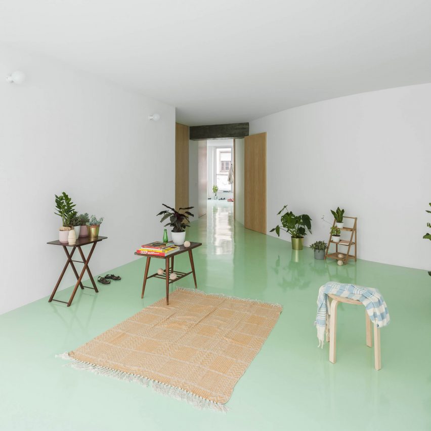 Six homes where poured resin floors provide a colourful backdrop