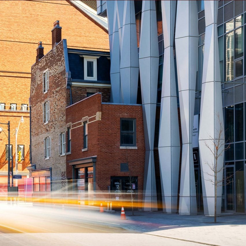 Brendan McNeill photographs “curious juxtaposition” between Toronto’s historic buildings and modern skyscrapers