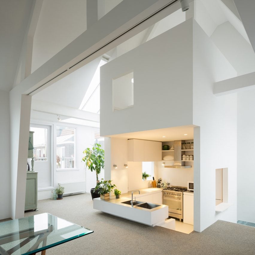 Eight homes with kitchens that double as partition walls