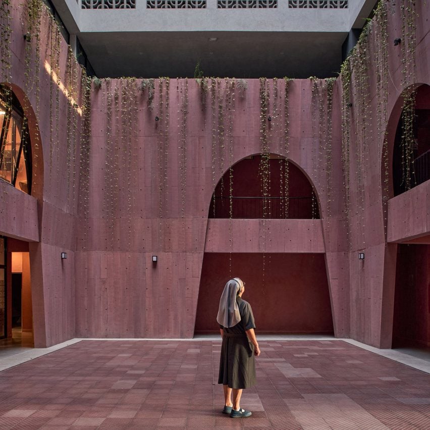 51-1 Arquitectos creates pink concrete convent in Peru