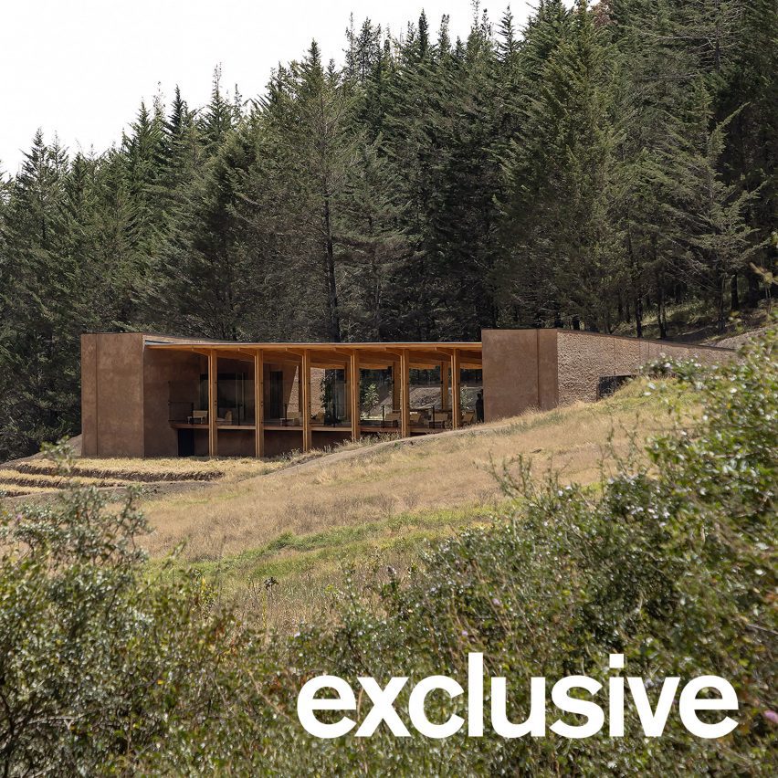 Urlo Studio embeds bike shelter into Ecuadorian hillside