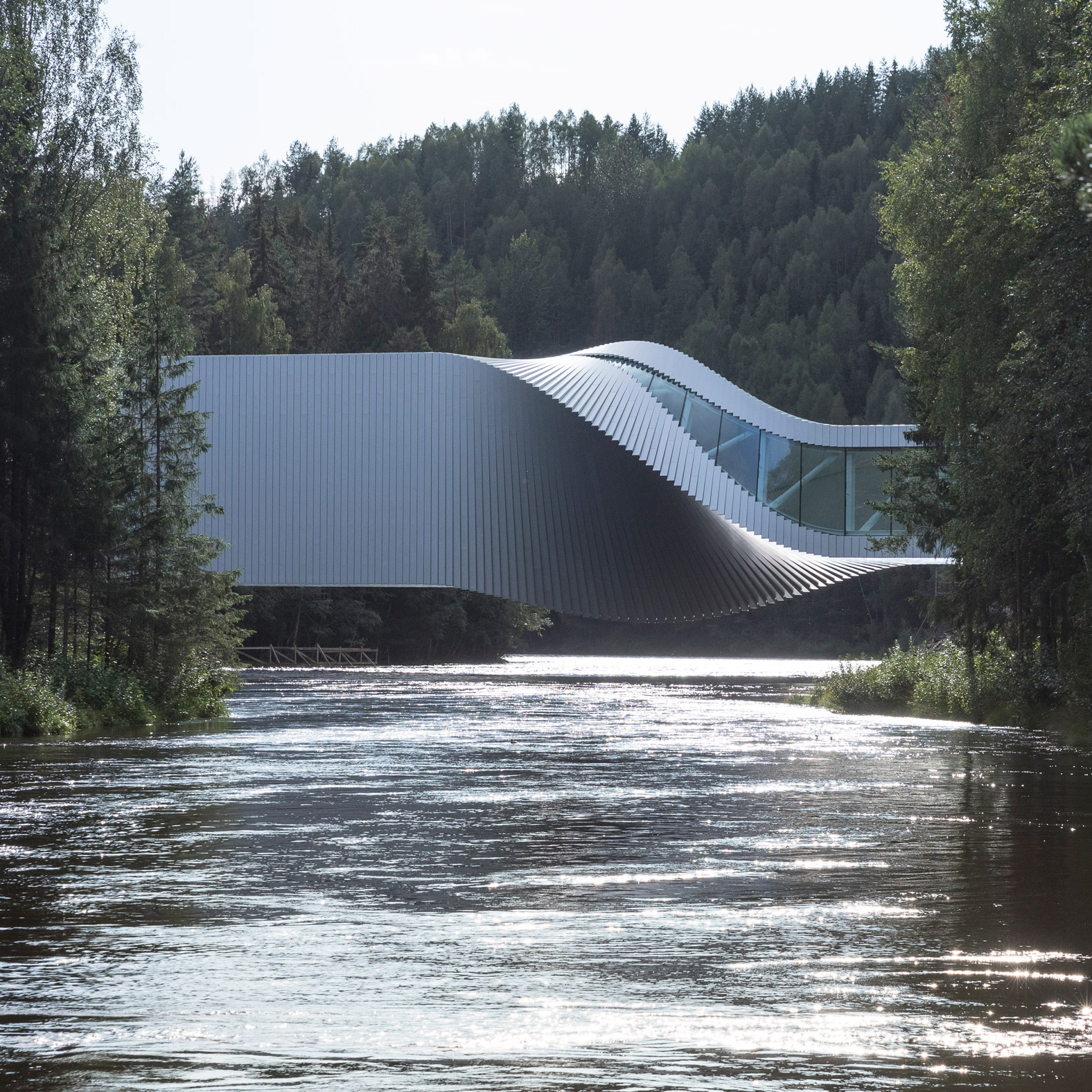The Twist art gallery at Kistefos sculpture park in Norway, by BIG