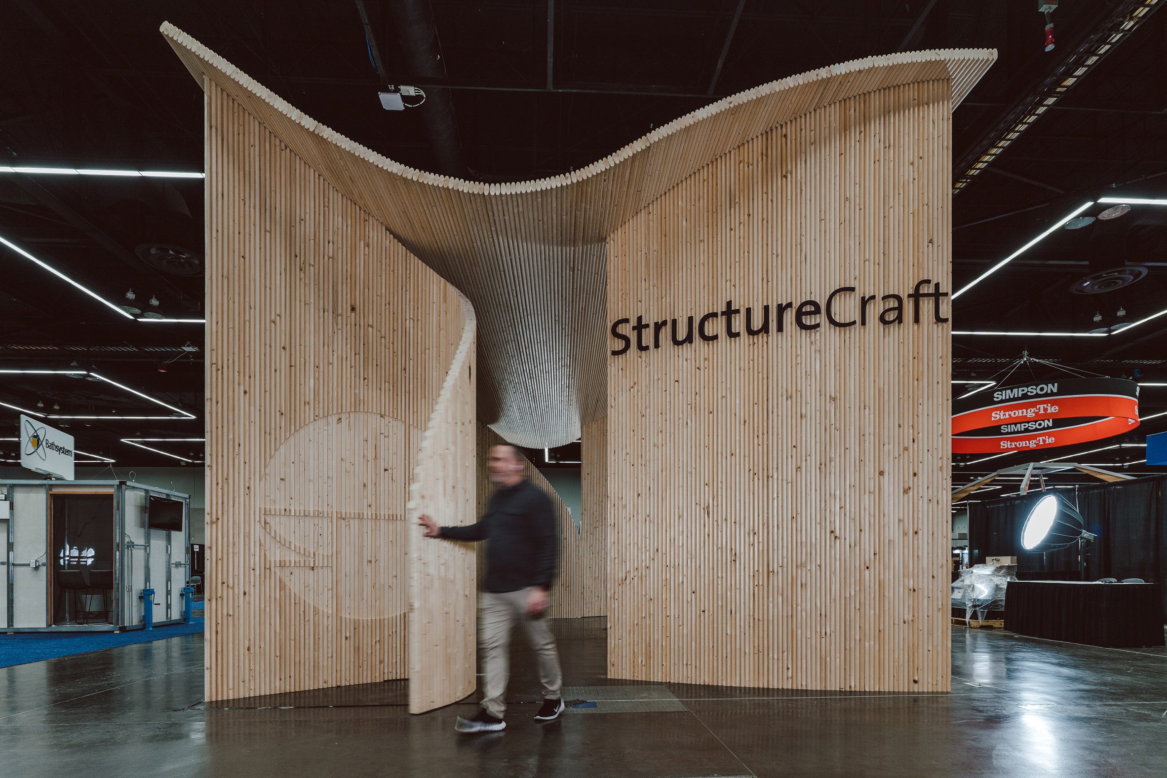 Lake Flato Mass Timber pavilion