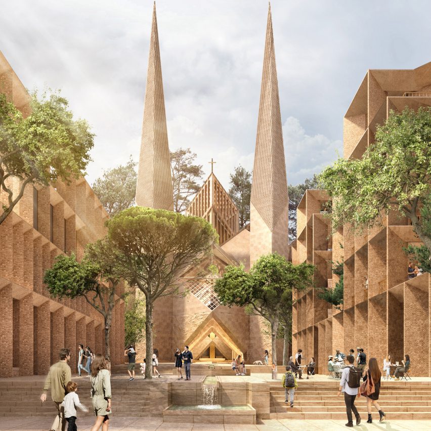Niall McLaughlin cathedral precinct project in Sydney