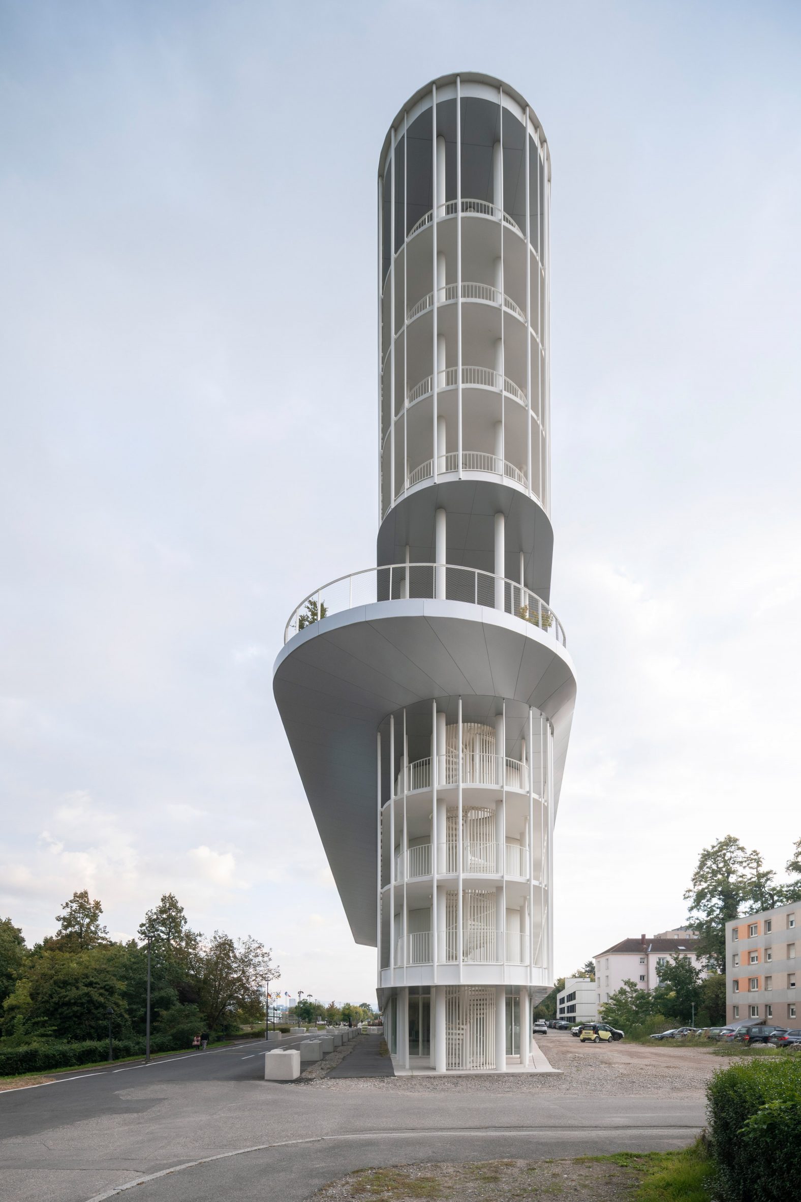 Exterior view of housing in France by Nicolas Laisné Architectes