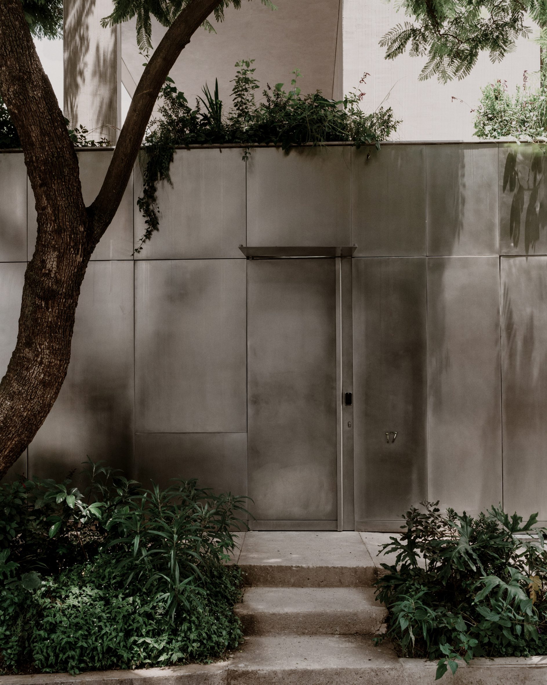 Exterior of Mexico City house