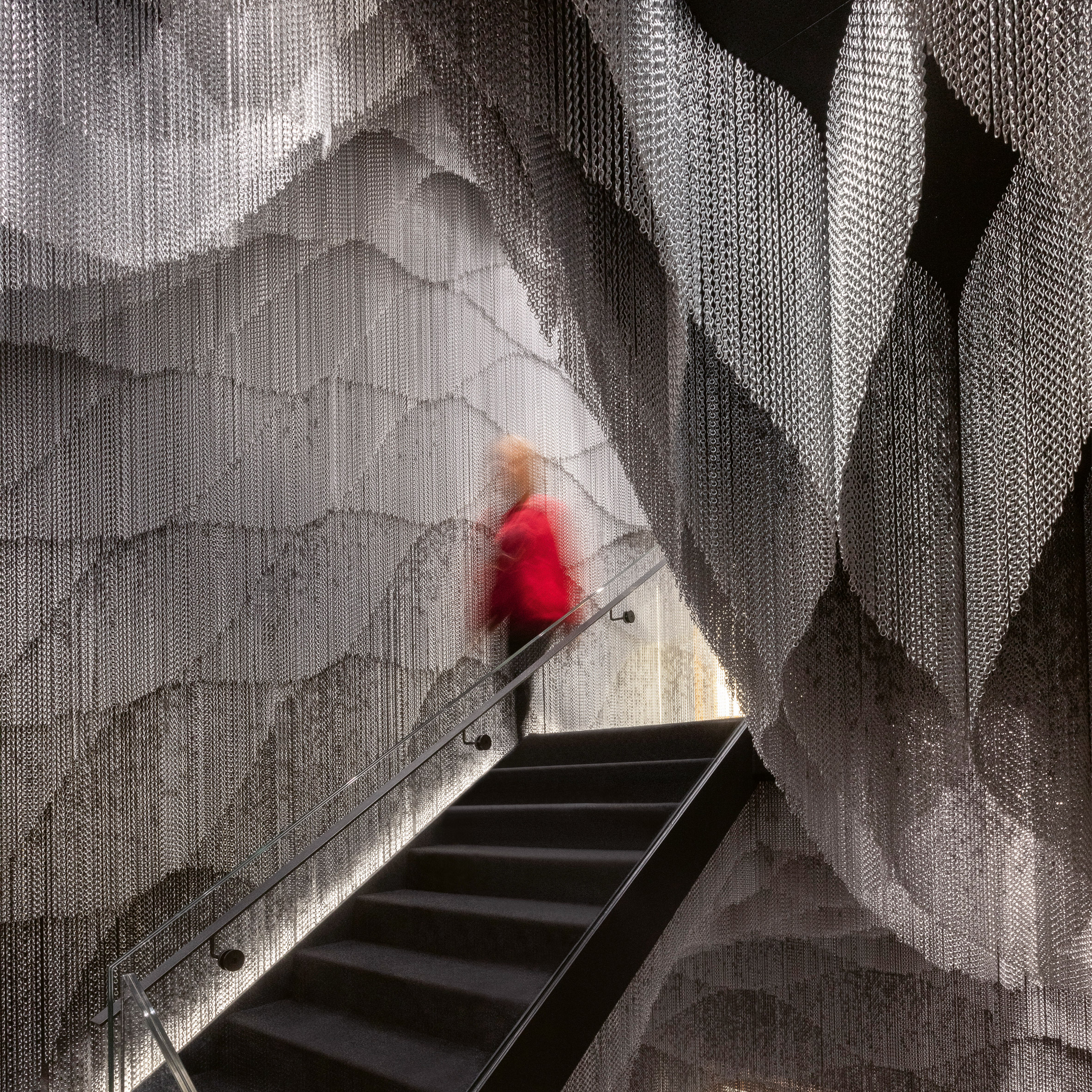 Casa Batlló Stairs installation by Kengo Kuma 