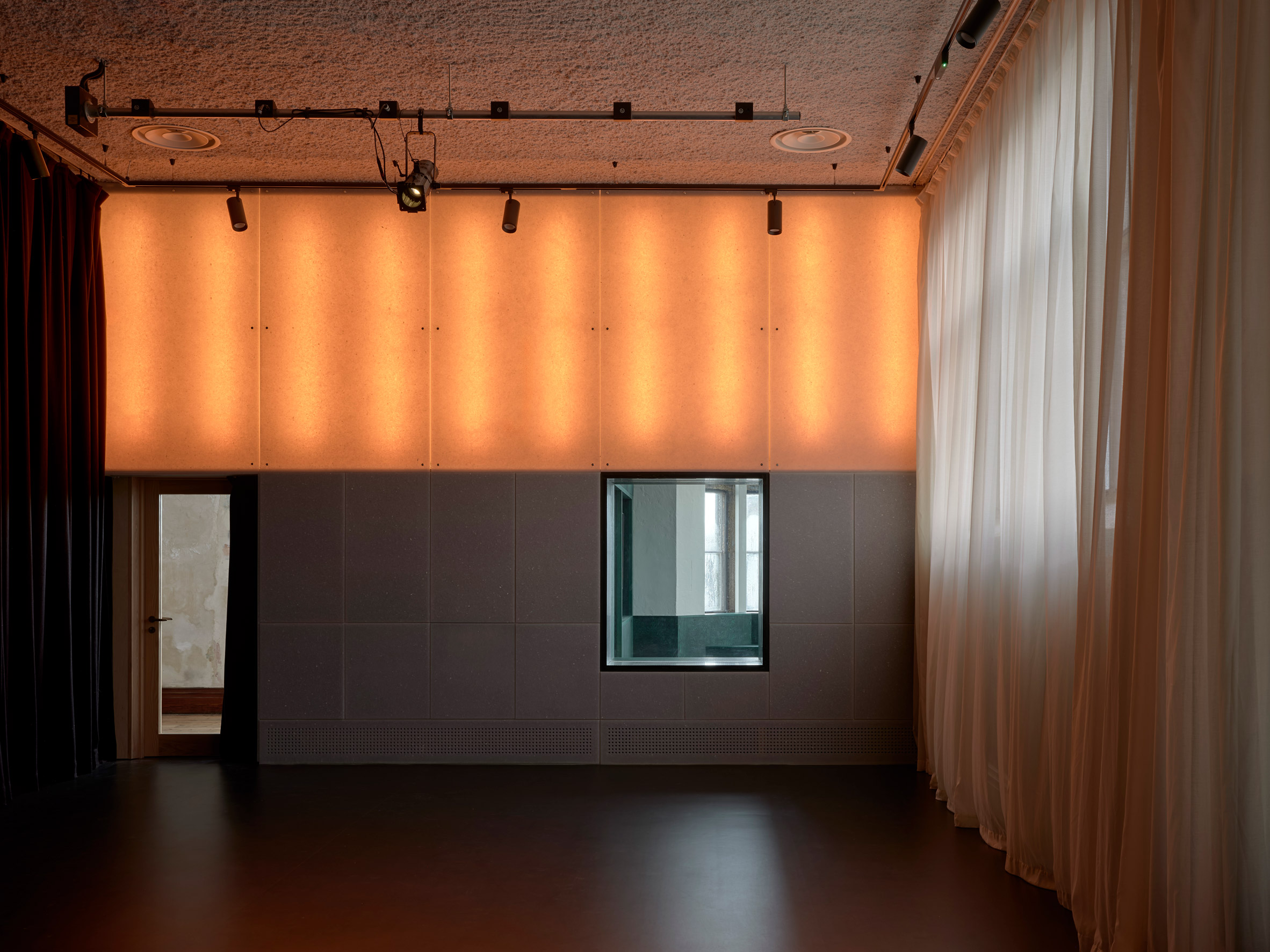Performance space interior by Thing