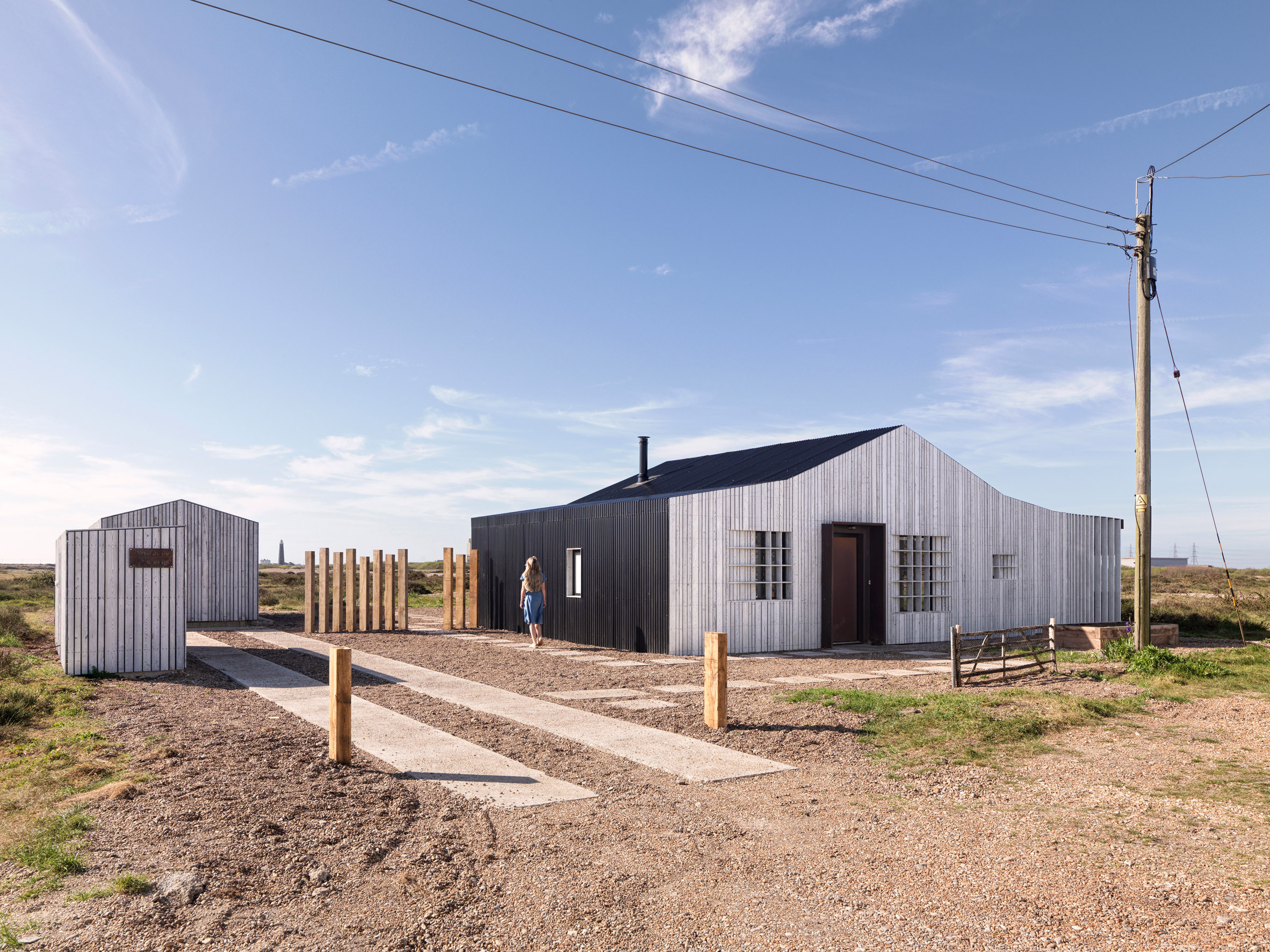 Monochrome home in Dungeness