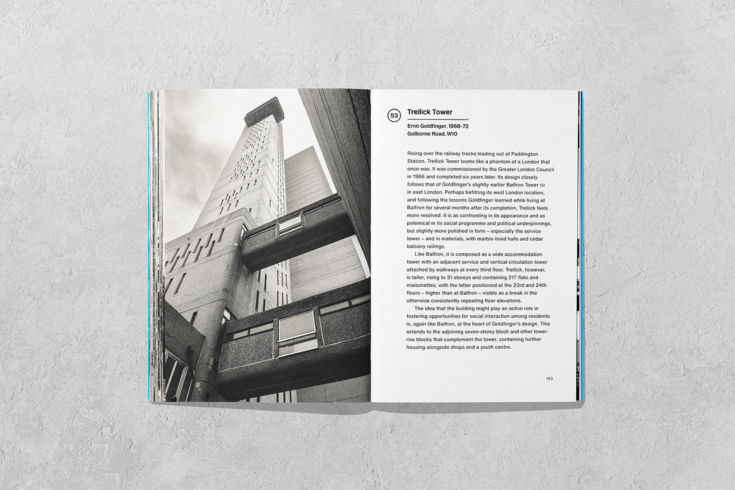 Internal spread of the Brutalist London book by Owen Hopkins