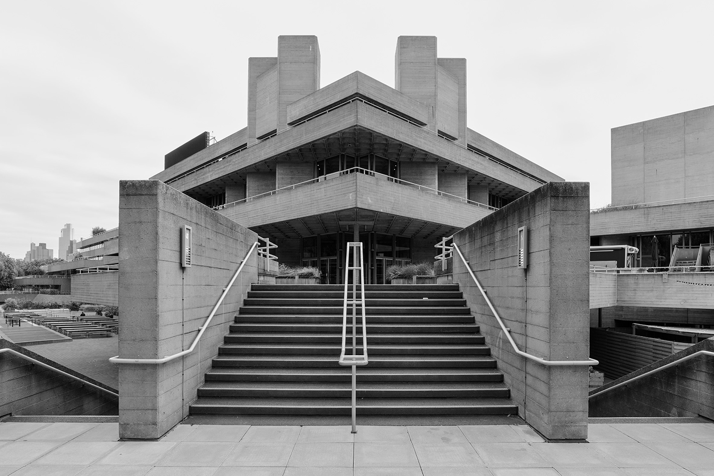 National Theatre by Denys Lasdun and Partners in the Brutalist London book