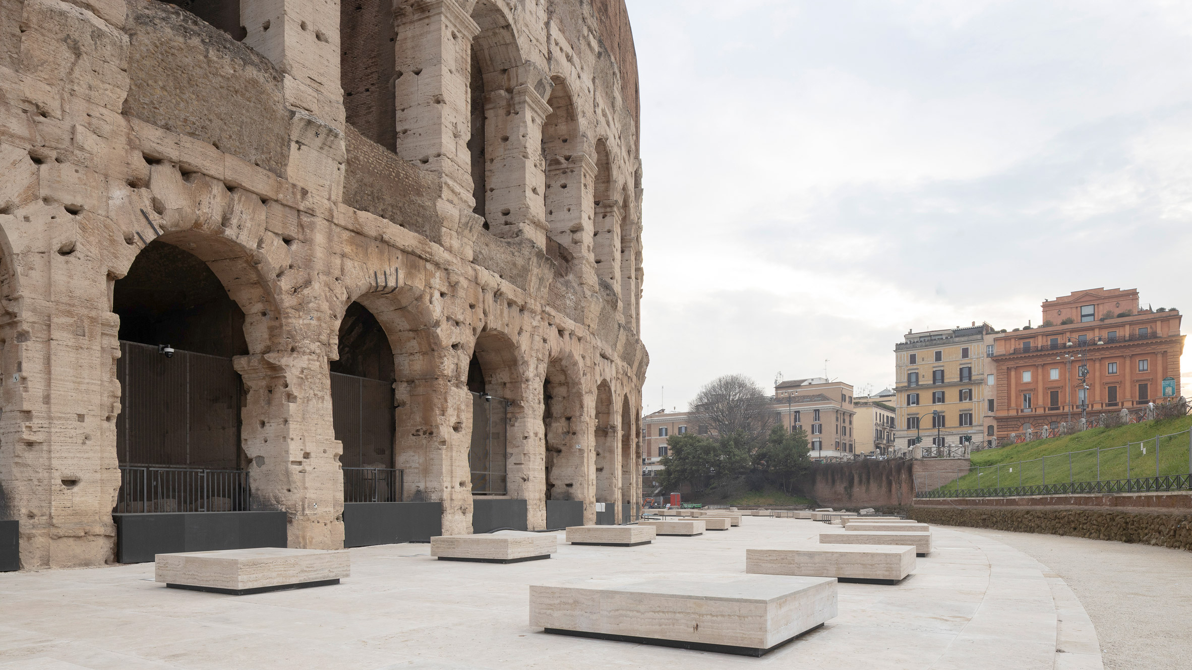 Ancient Colosseum piazza intervention by Stefano Boeri Interiors