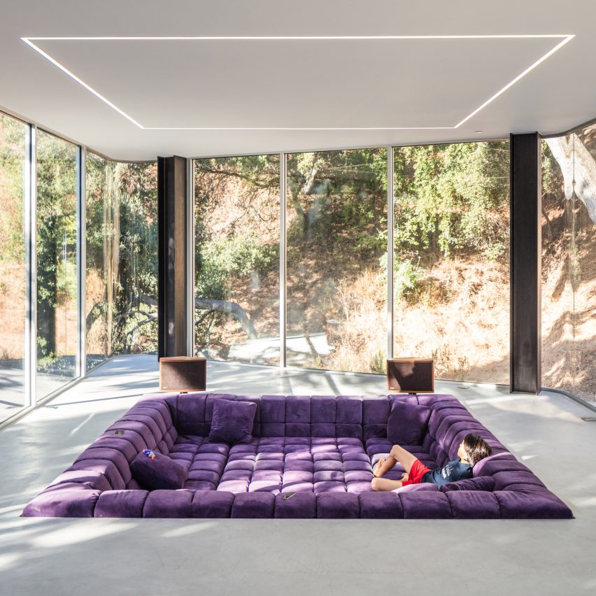 Eight living spaces where statement sofas make a splash