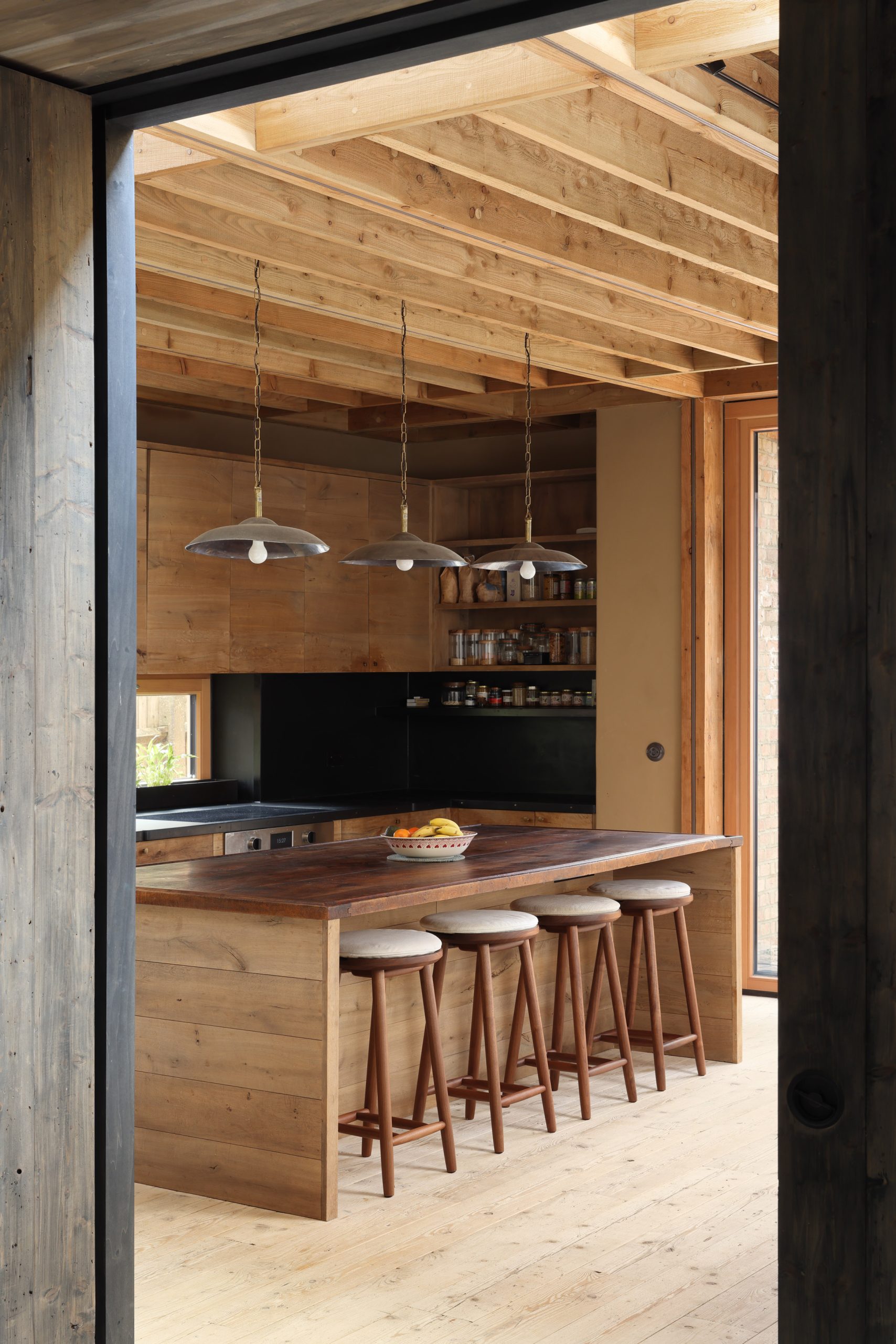 Hampstead Passivhaus timber kitchen