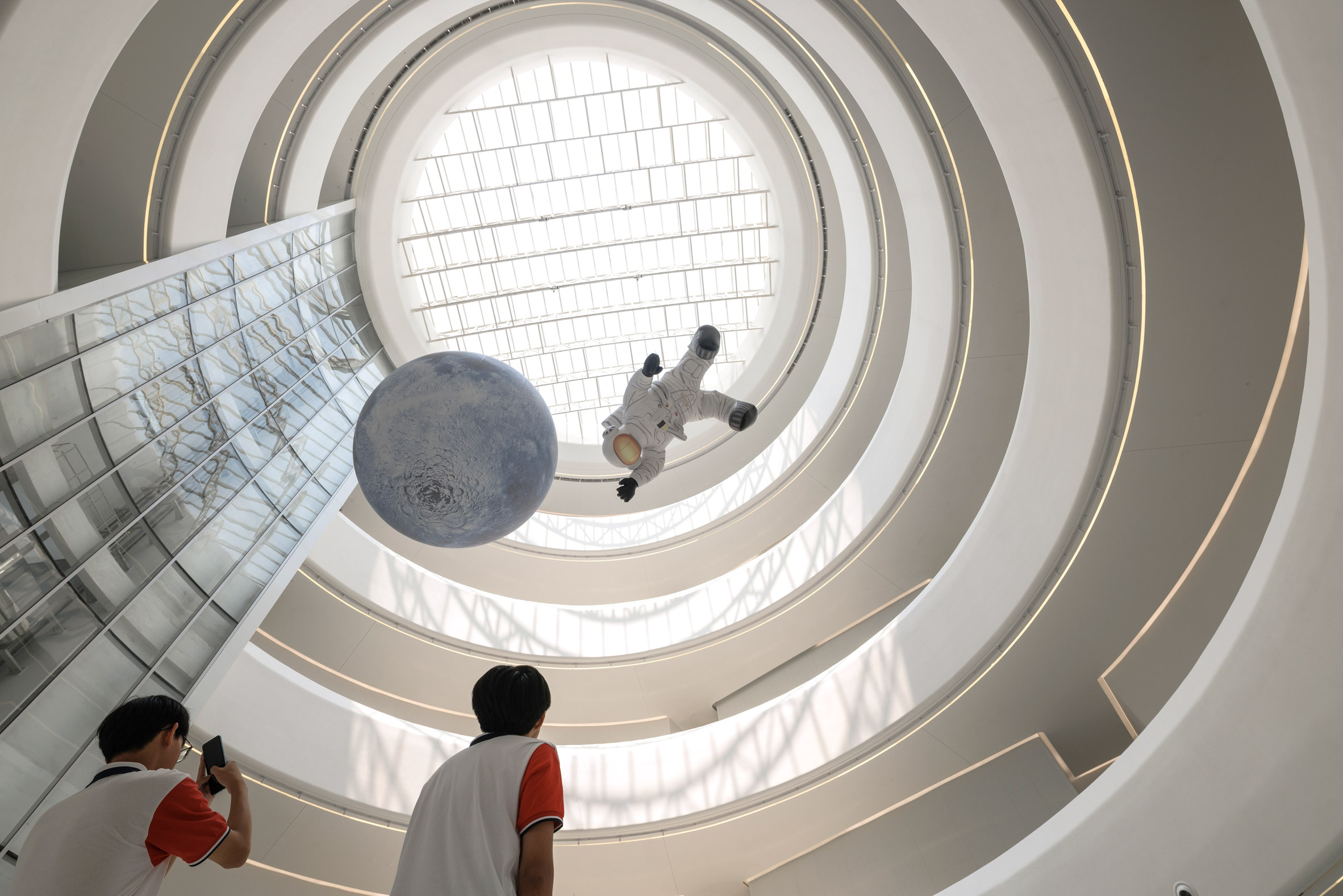 Atrium at the Hainan Science Museum in China