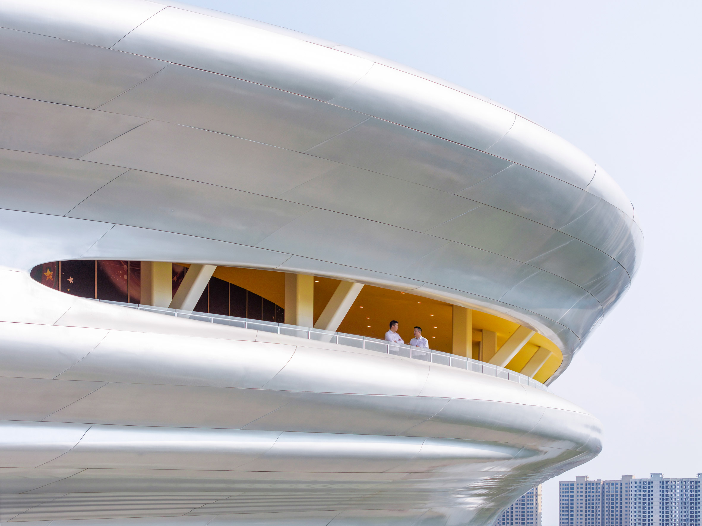 Shiny exterior of Chinese museum by MAD