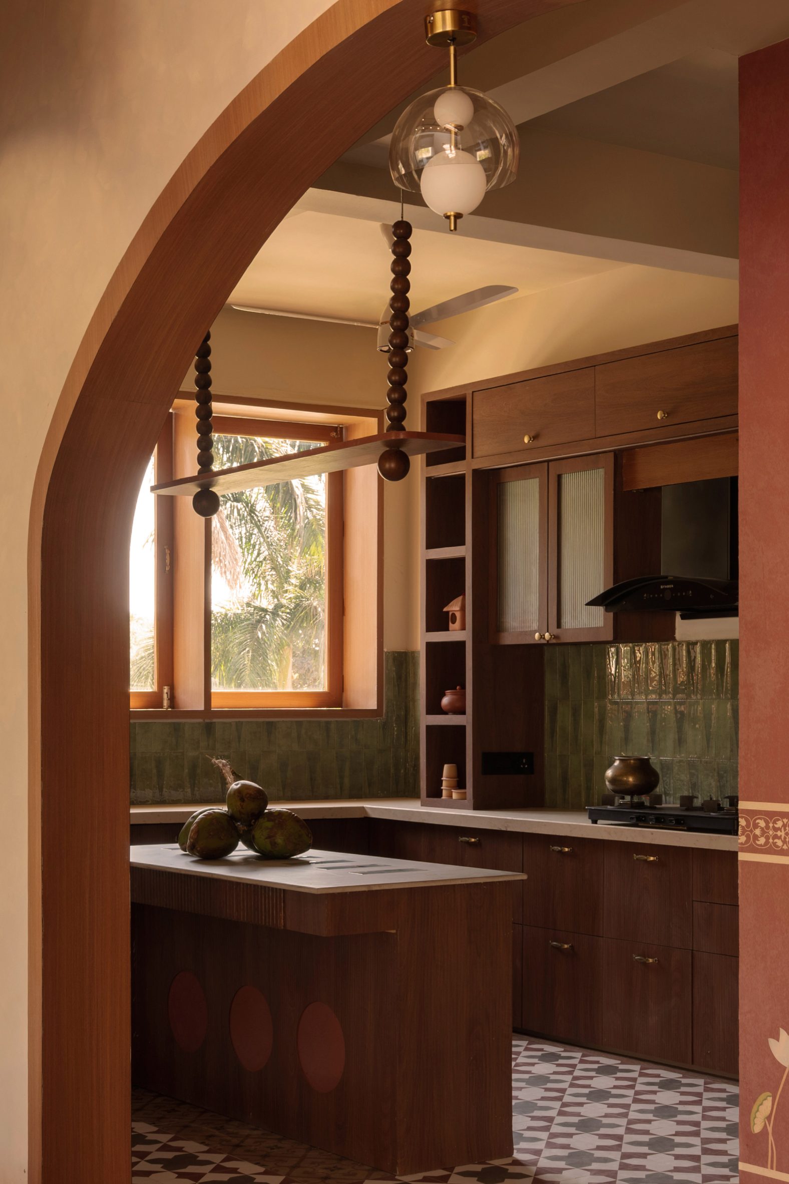 Kitchen at The House of Quiet Raga by Otlo Studio