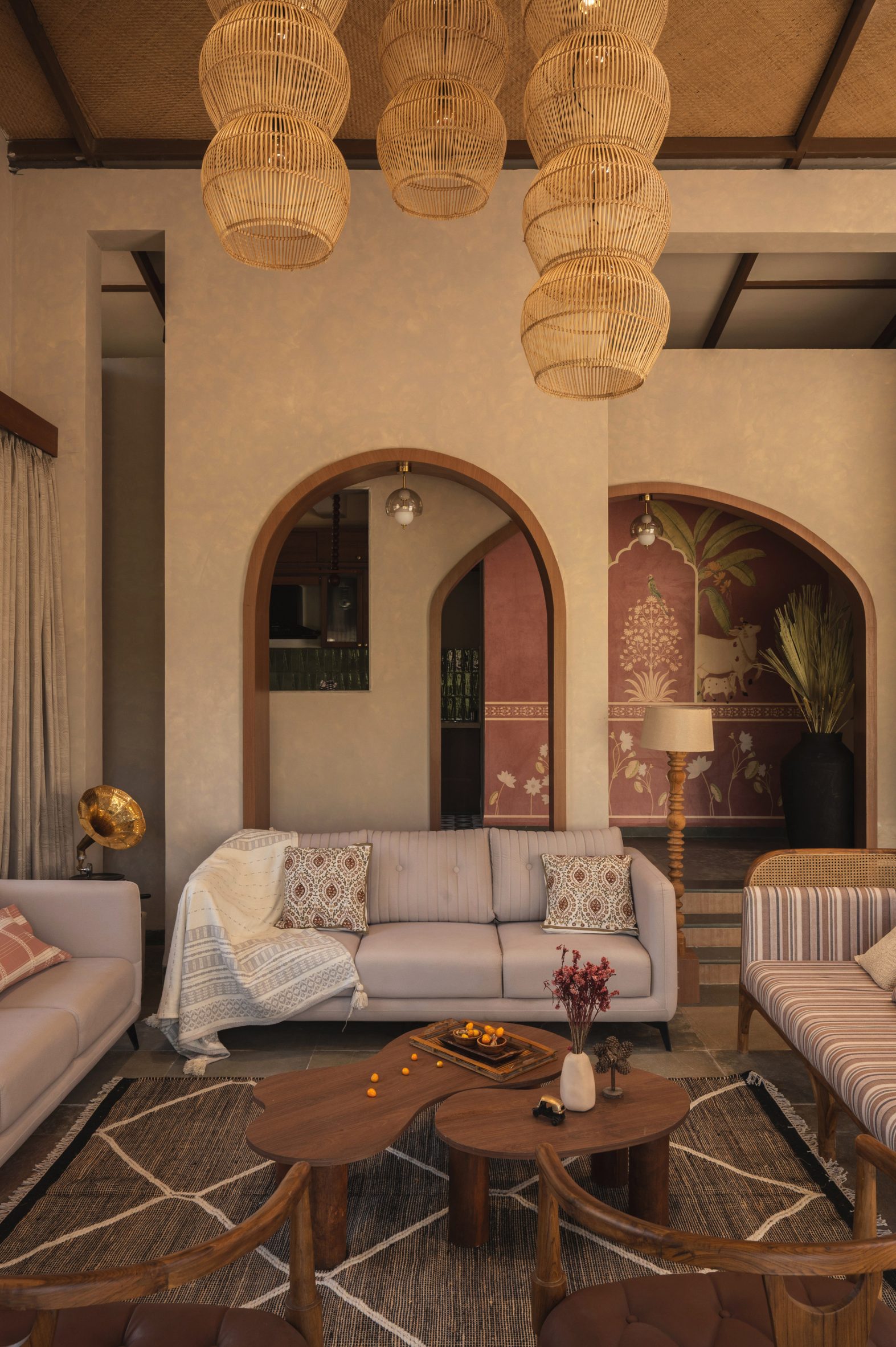 Living space interior at home by Otlo Studio
