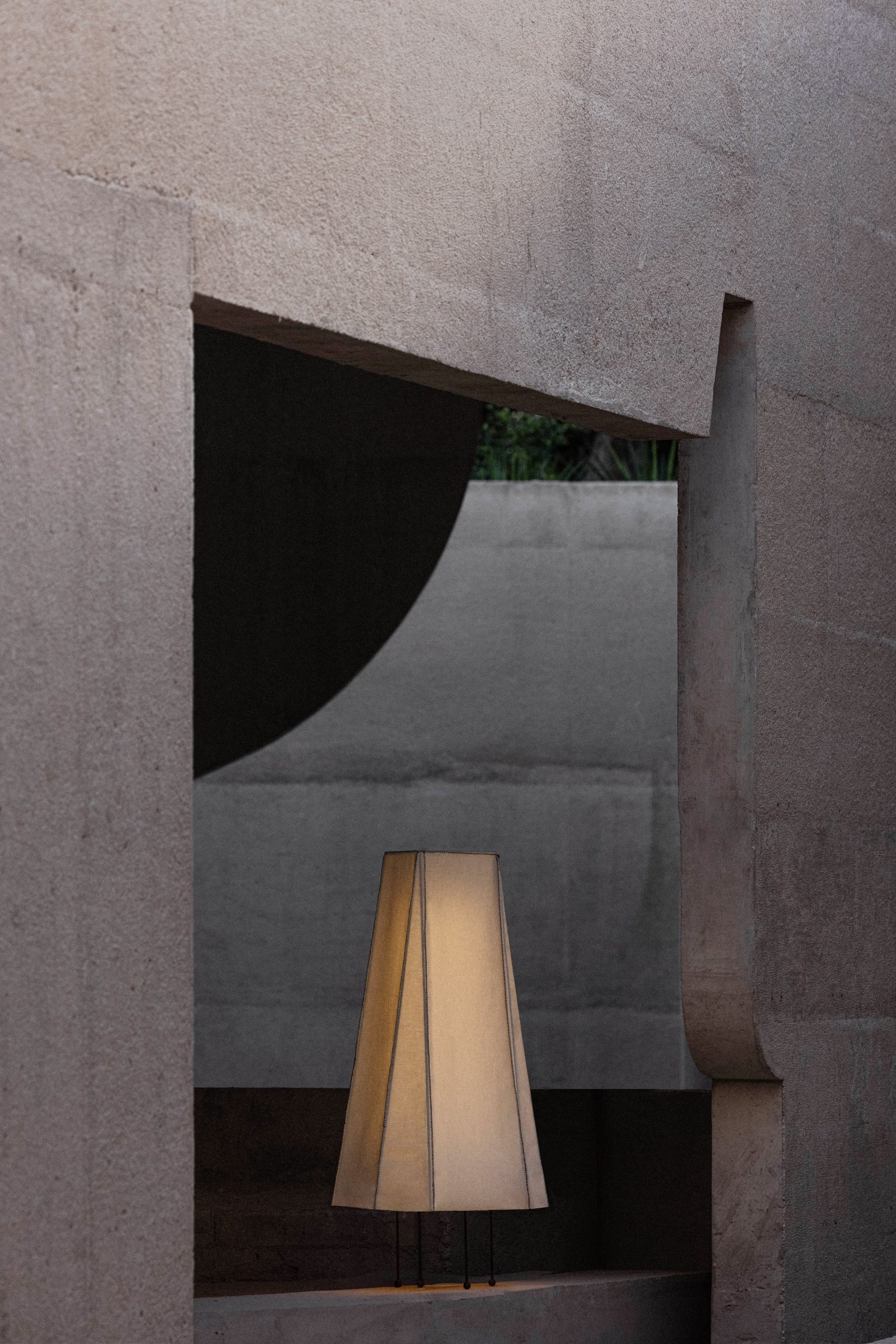 Estudio Sardina's Tlatelolco Lamp at Casa Mérida