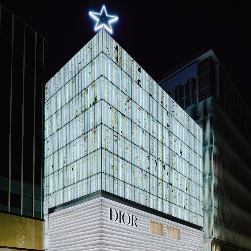 Sou Fujimoto designs ribbed facade for House of Dior Shinsaibashi to evoke “flowing drapery”