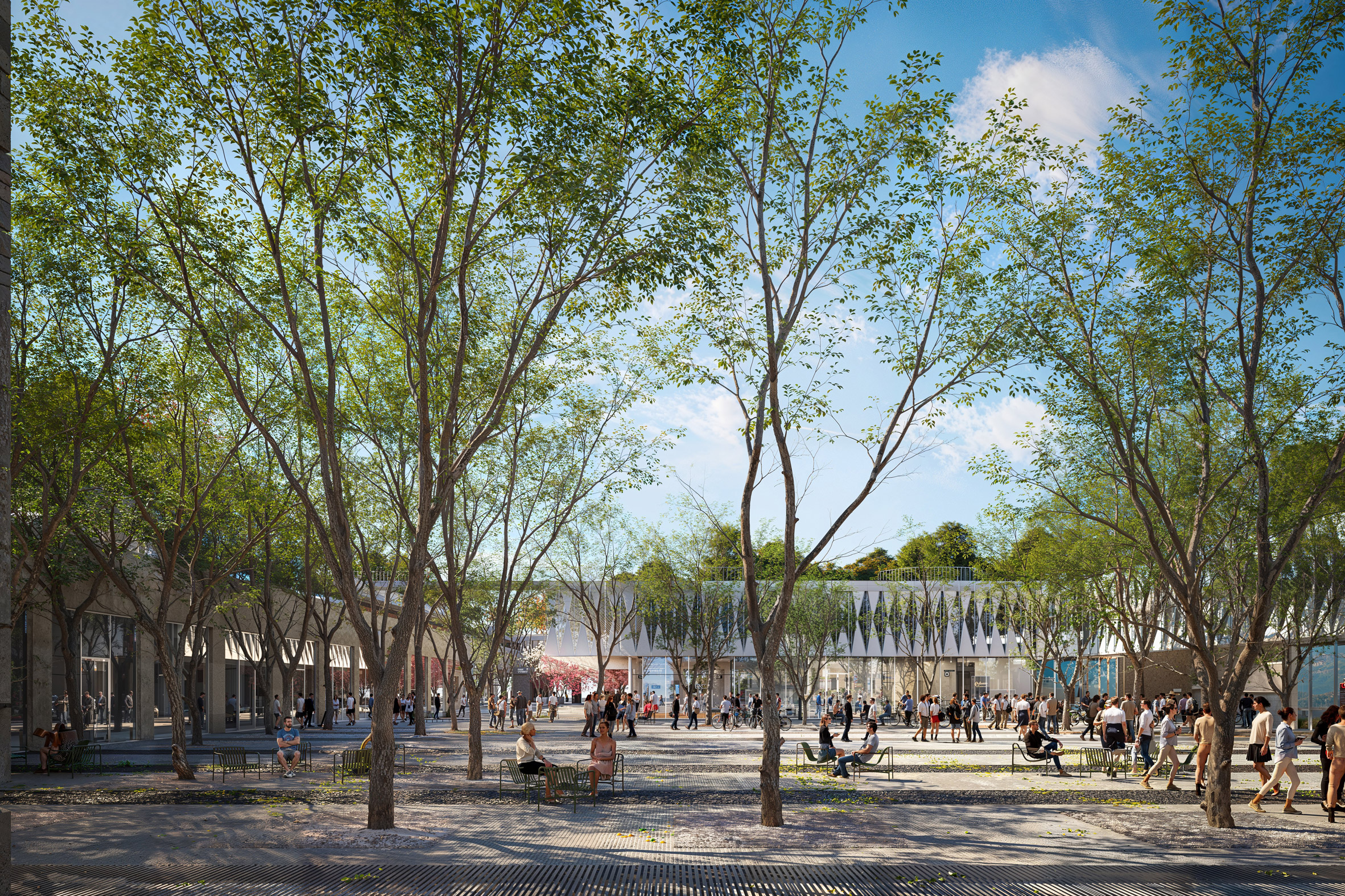 Render of development by Stefano Boeri Architetti