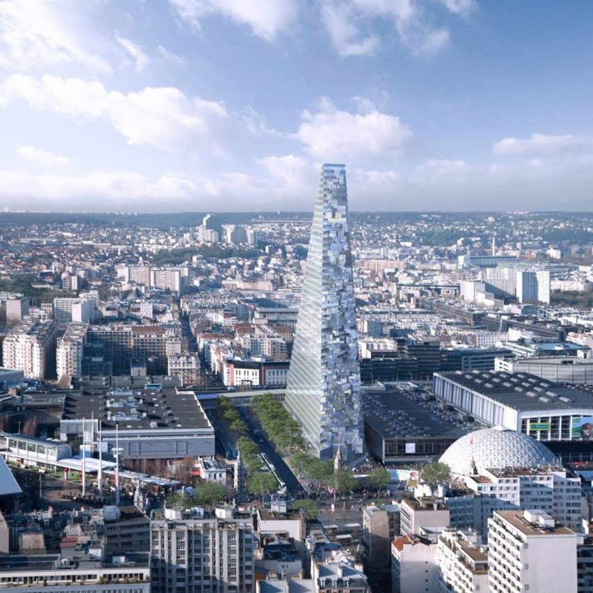 Tour Triangle skyscraper by Herzog & de Meuron tops out in Paris