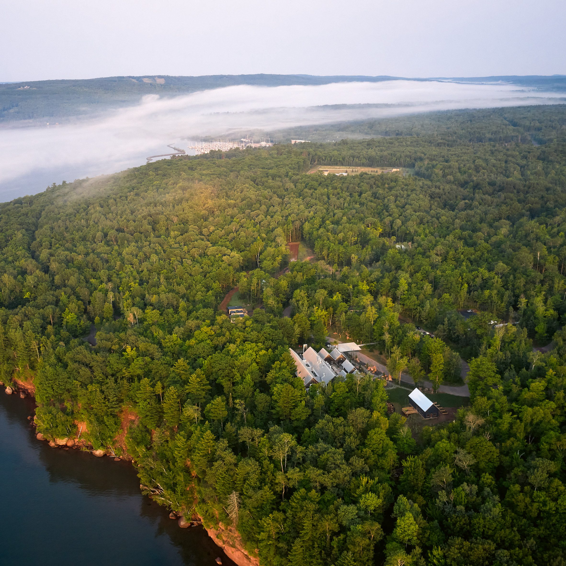 Wild Rice Retreat, by Salmela Architect, Bayfield, Wisconsin, 2021