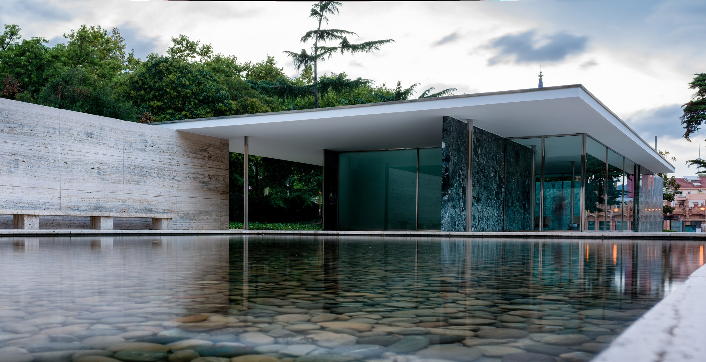 Barcelona Pavilion by Mies van der Rohe