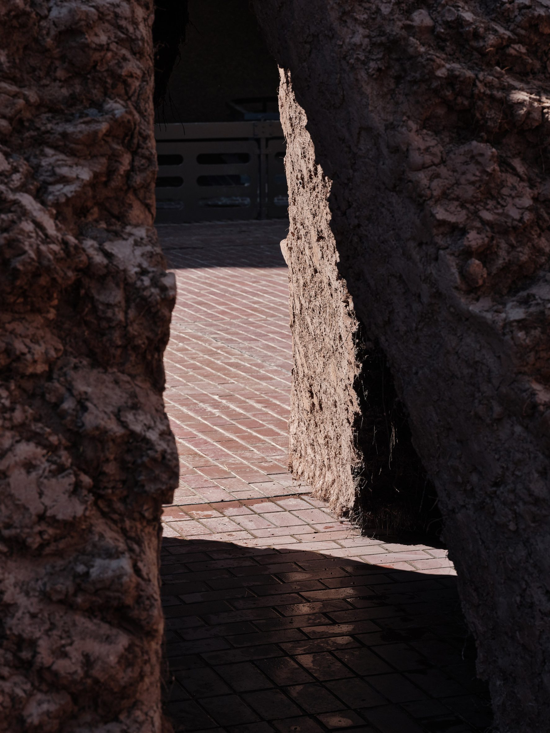 Close-up exterior view of Origo by Delcy Morelos