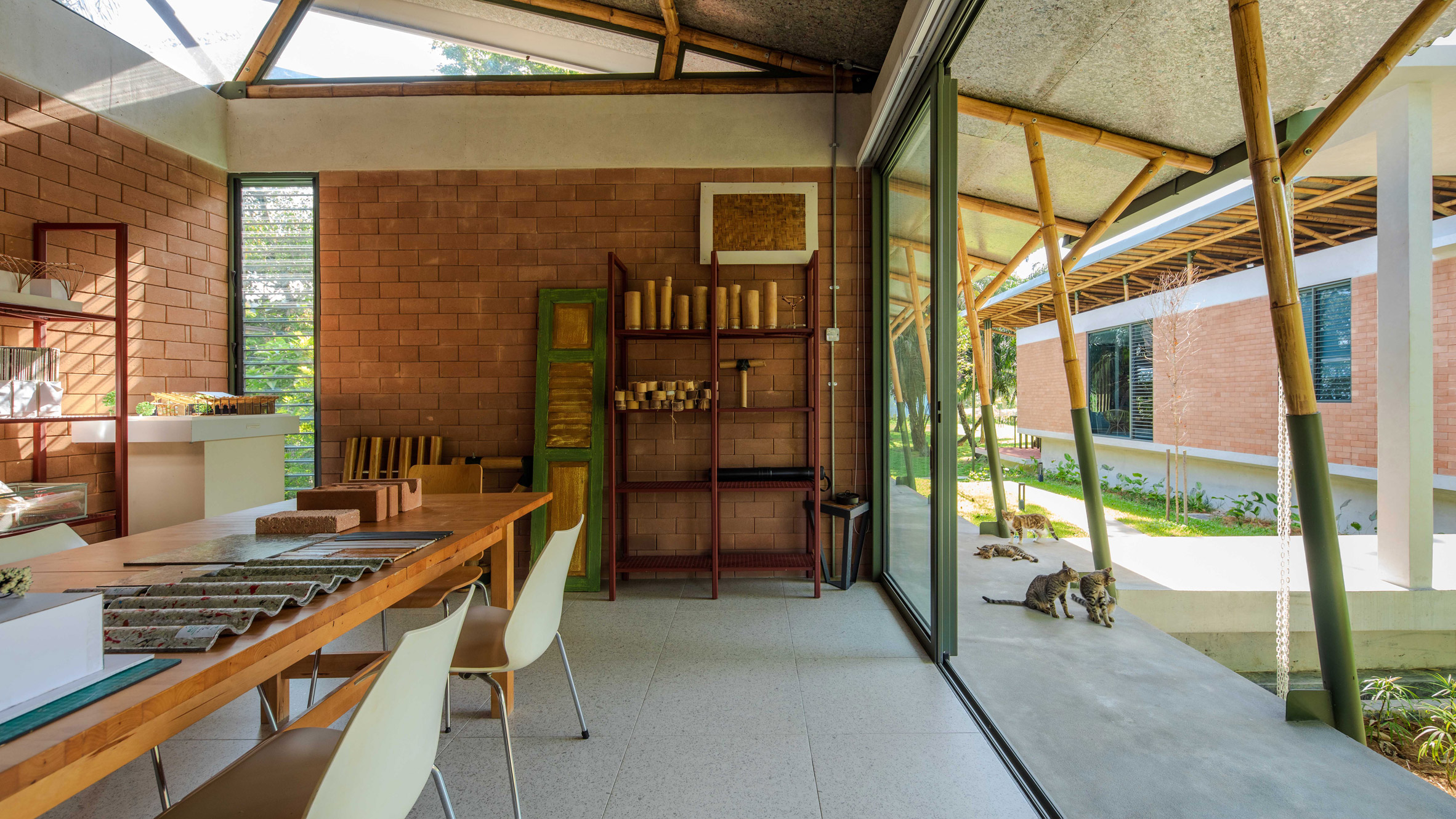 Studio space interior at Anjung by Eleena Jamil