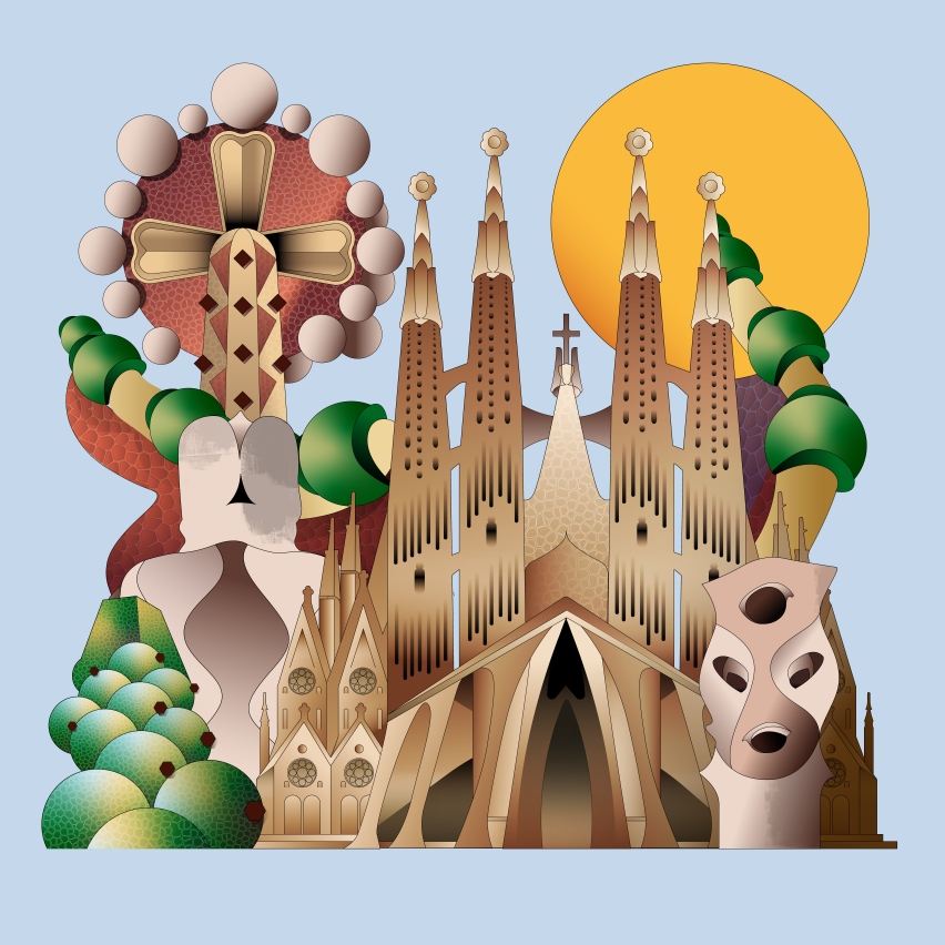 Gaudi illustration
