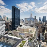 Penn Station plan from the air