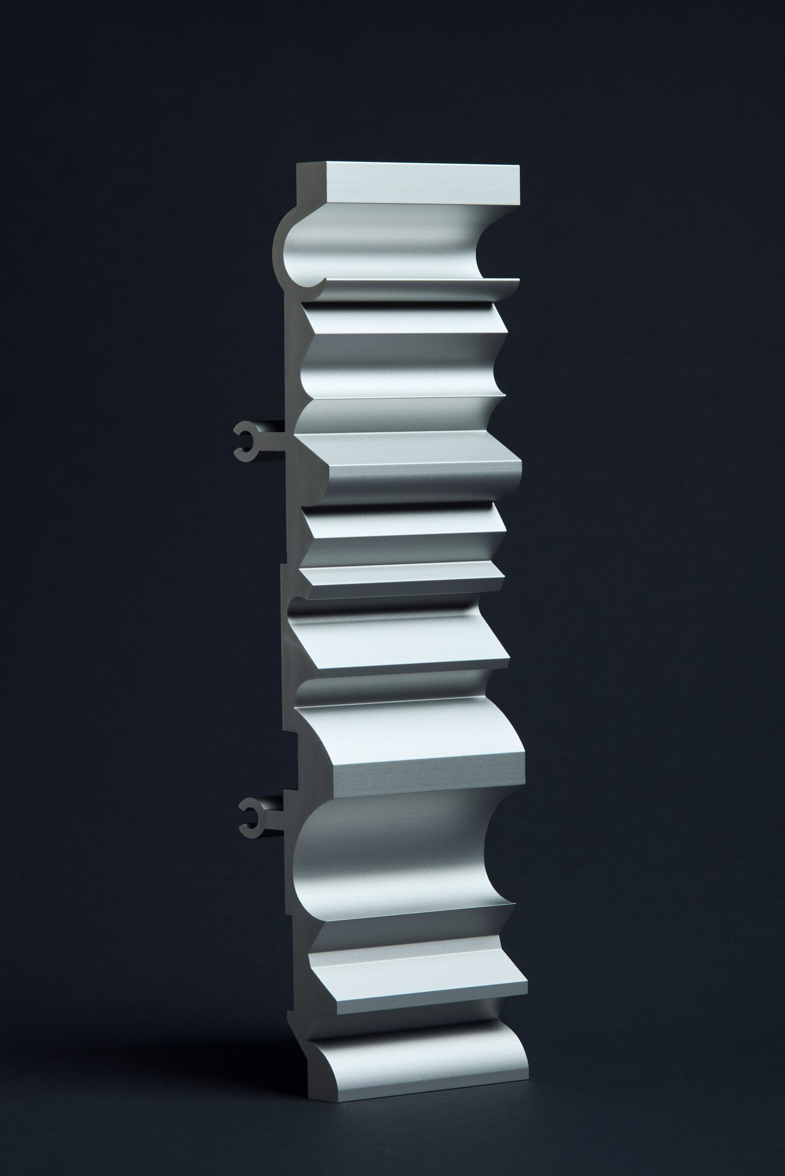 Extruded aluminium brick