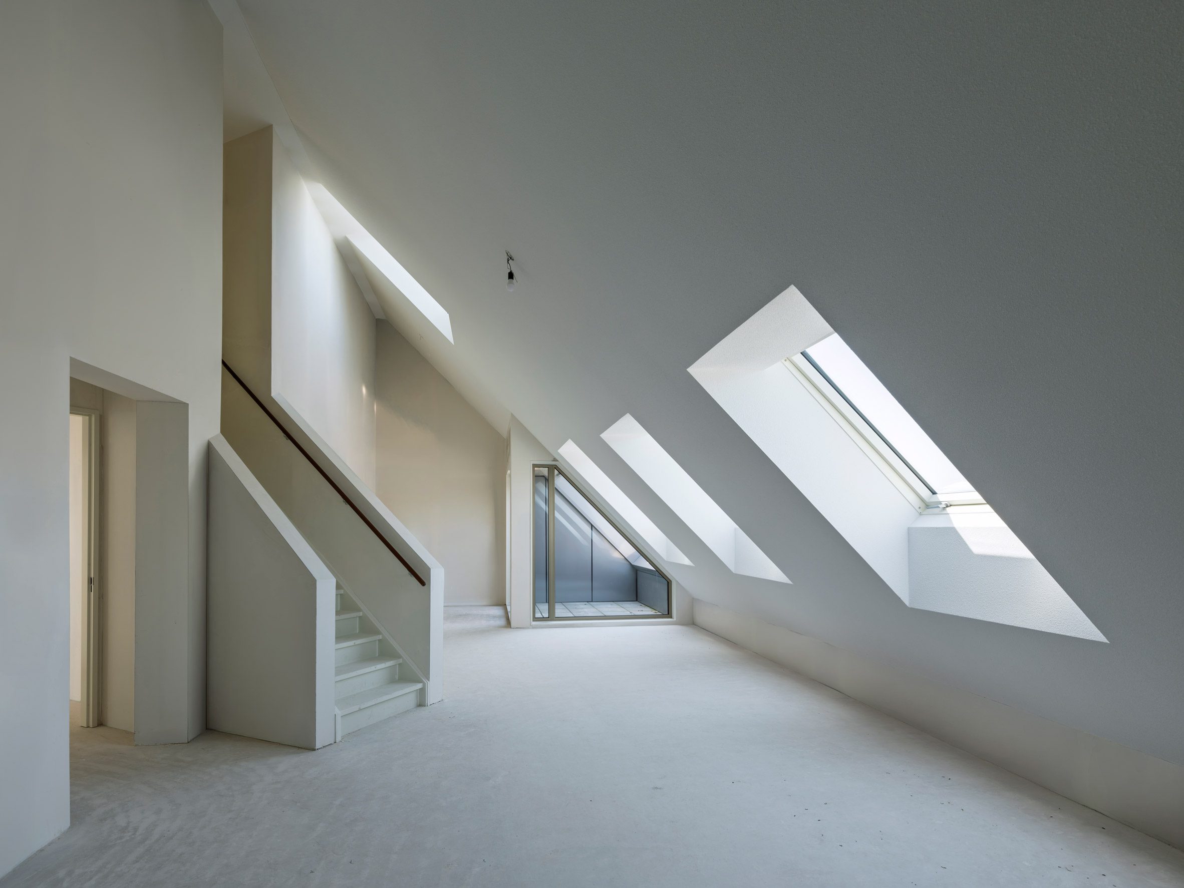 Apartment interior at housing block by MVRDV