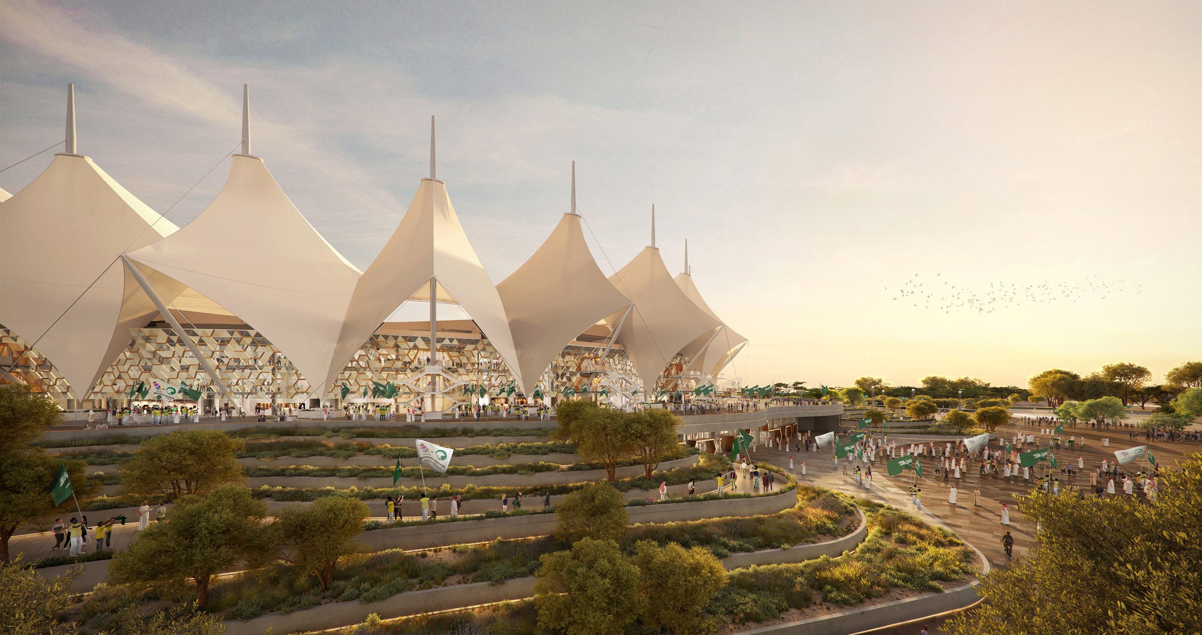 The King Fahd Sports City Stadium by Populous