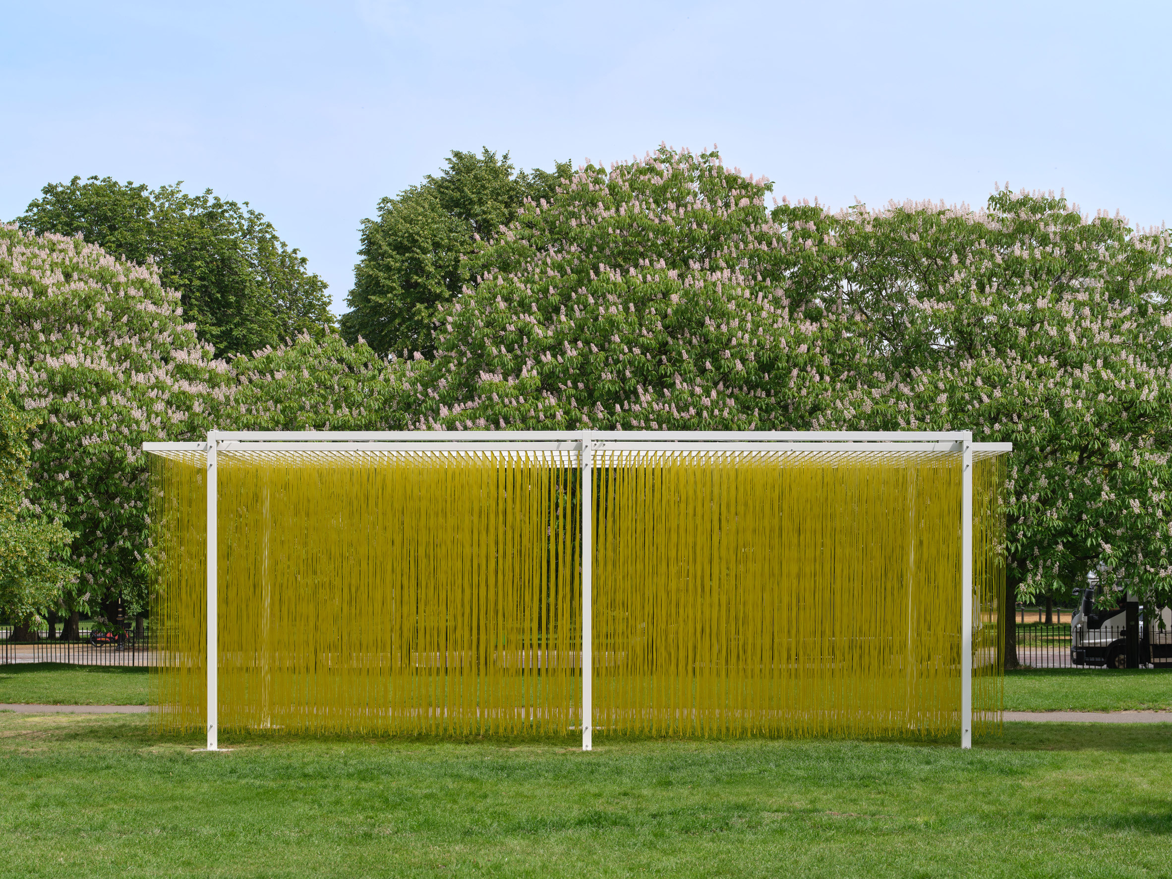 Yellow pavilion in London