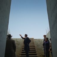 A still from The Brutalist